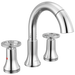 Delta Trinsic 3558 Two Handle Widespread Pull Down Bathroom Faucet - Chrome