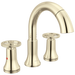 Delta Trinsic 3558 Two Handle Widespread Pull Down Bathroom Faucet - Polished Nickel