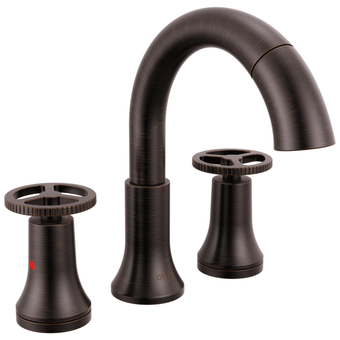 Delta Trinsic 3558 Two Handle Widespread Pull Down Bathroom Faucet - Venetian Bronze