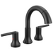 Delta Trinsic 3559 Two Handle Widespread Pull Down Bathroom Faucet - Matte Black