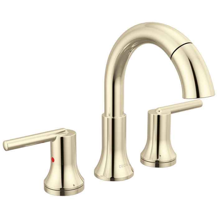 Delta Trinsic 3559 Two Handle Widespread Pull Down Bathroom Faucet - Polished Nickel