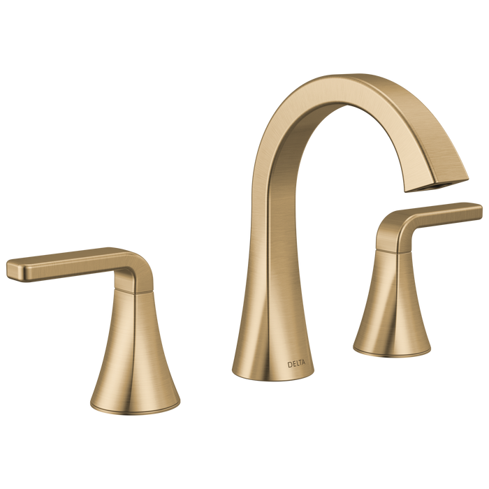 Delta Lineax 3562LF Two Handle Widespread Bathroom Faucet - Champagne Bronze