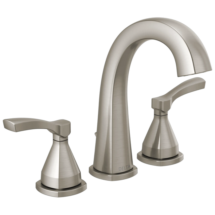 Delta Stryke 35775 Two Handle Widespread Bathroom Faucet - Lumicoat Stainless