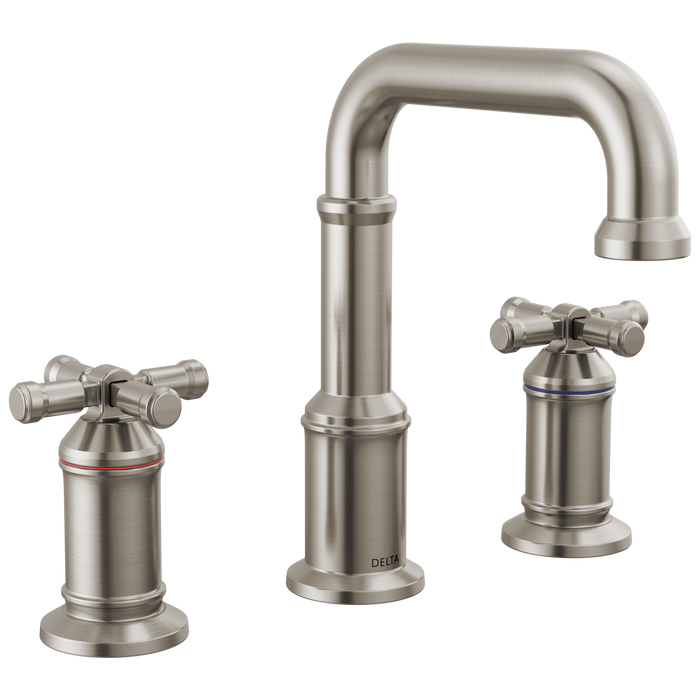 Delta Broderick: Two Handle Widespread Bathroom Faucet