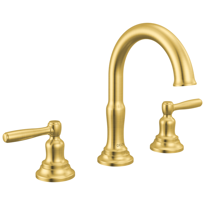 Delta Roe 35985LF Two Handle Widespread Bathroom Faucet - Brushed Gold