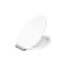 KOHLER K-36593-CP Covert ReadyLatch® Quiet-Close™ Elongated Toilet Seat - angled product view