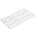 KOHLER K-37717 Billings Sink Racks - angled product view
