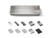KOHLER K-37906-PAP Synthos 57-3/4" Undermount Single-bowl Workstation Kitchen Sink - angled product view