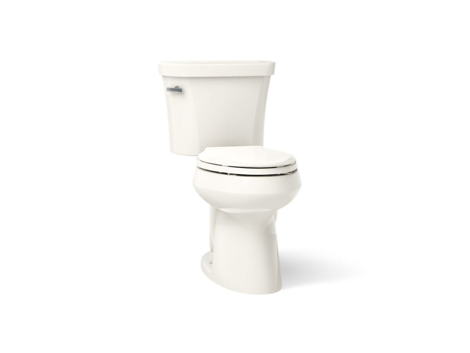 KOHLER K-3949-UT Highline Two-piece Elongated Toilet, 1.28 GPF - angled product view