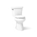 KOHLER K-3979 Highline Two-piece Elongated Toilet, 1.6 GPF - angled product view