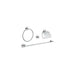 Grohe 40776001 Essentials Wall Mount Bathroom Accessory Set Includes Robe Hook