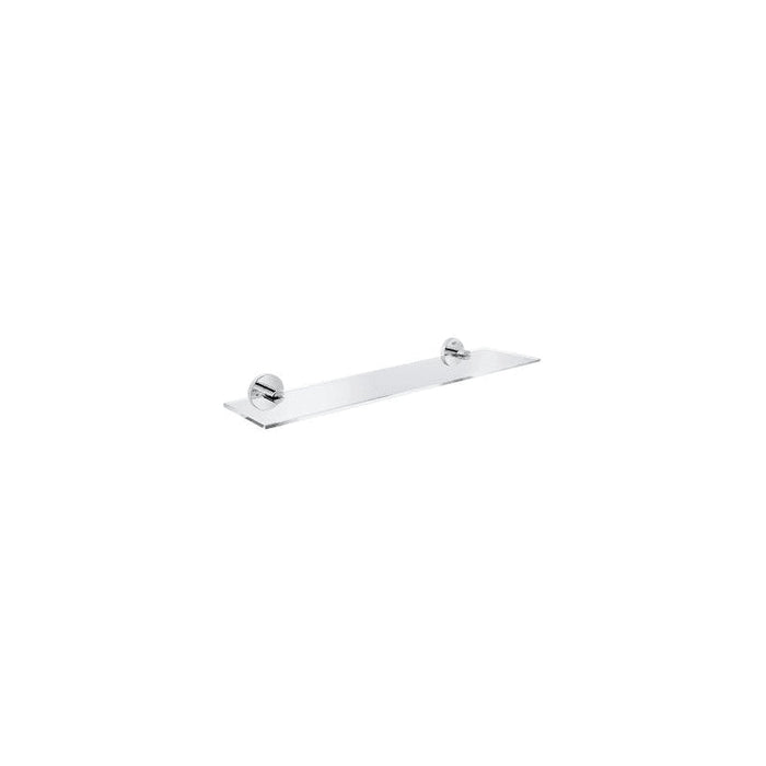 Grohe 40799001 Essentials 20-7/8 Inch Wall Mount Glass Shelf
