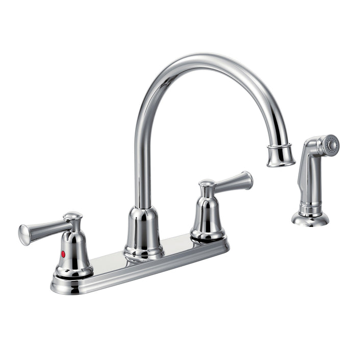 Moen Capstone CA41613 Two-Handle High Arc Kitchen Faucet