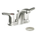 Moen CA42211 Baystone 2H Lav Lvr 50/50Wa 1/2 Chr