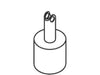 KOHLER K-42669 Stem/Skirt, Handle