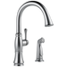 Delta 4297-DST Cassidy Single Handle Kitchen Faucet with Spray