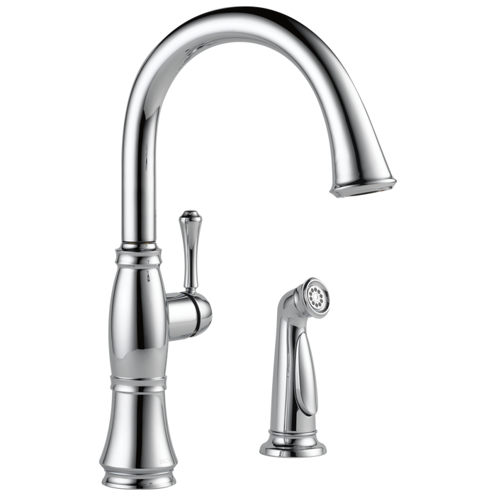 Delta 4297-DST Cassidy Single Handle Kitchen Faucet with Spray