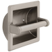 Brass Recessed Paper Holder with Brass Roller