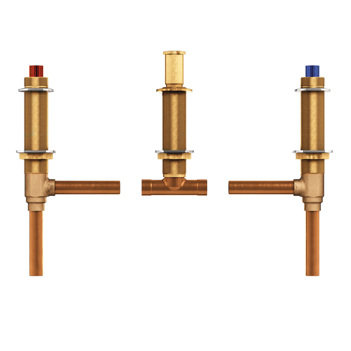 Moen M-Pact 4792 Two handle roman tub valve adjustable 1/2" CC connection