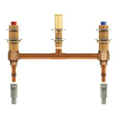 Moen 4798 M-PACT Two Handle Roman Tub Valve Expansion Pex Adapters