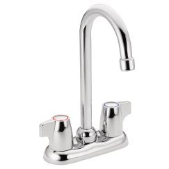 Moen 4903 Chateau Two Handle High Arc Bar Faucet in Chrome