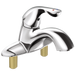 Delta 505LF Classic Single Handle Centerset Lavatory Faucet with City Shanks