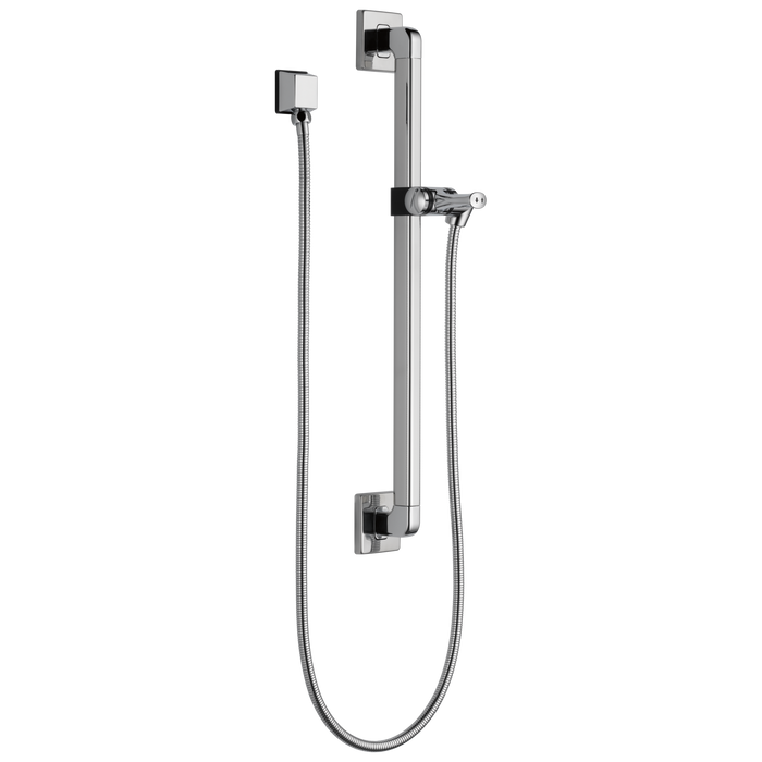 Adjustable Slide Bar / Grab Bar Assembly with Elbow