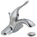 Delta 515LF-HDF Single Handle 1.2 GPM Bathroom Faucet with 6" Handle and Pop-Up Assembly