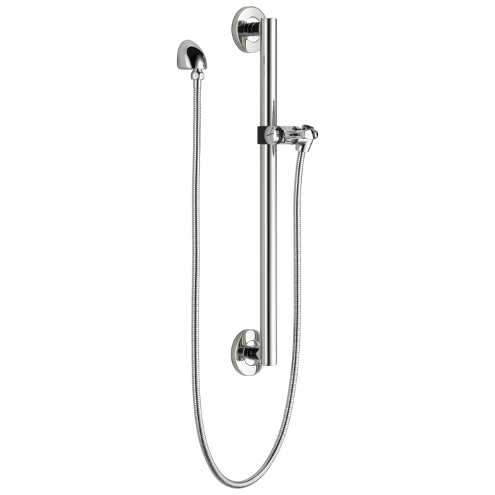 Adjustable Slide Bar / Grab Bar Assembly with Elbow
