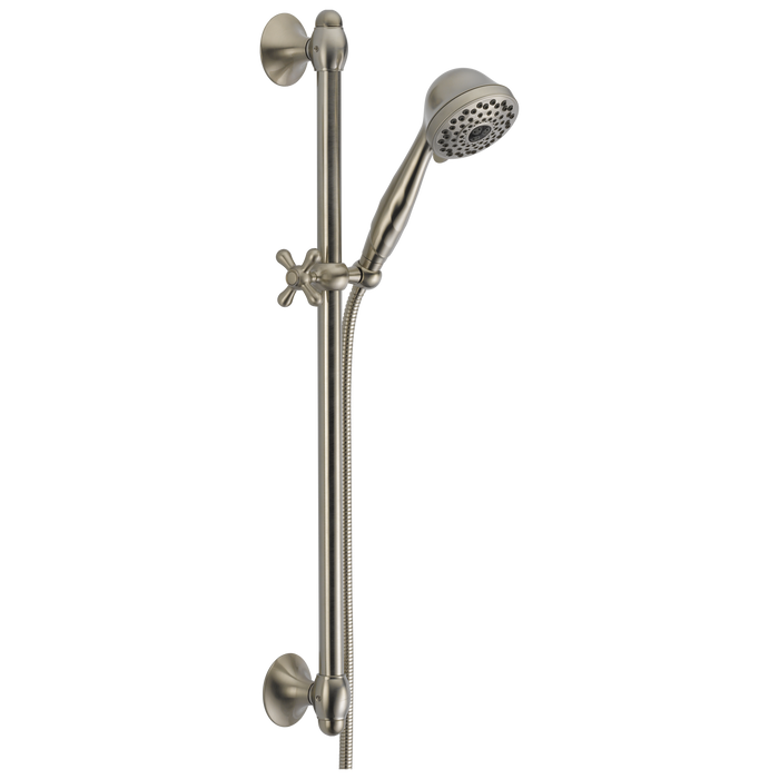 Delta Delta Universal Showering Components: Premium 7-Setting Slide Bar Hand Shower