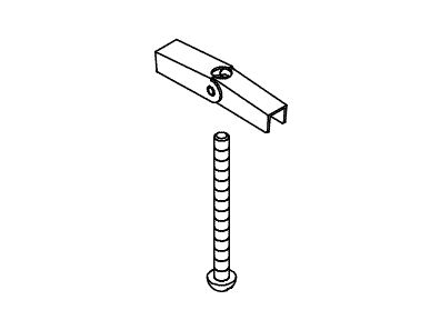 KOHLER K-51952 Bolt, Toggle