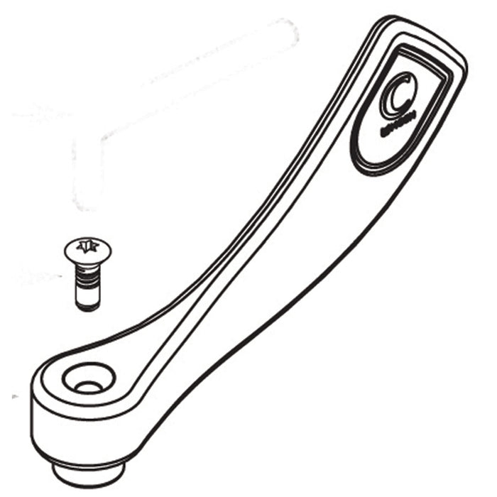 Moen Commercial 52010 Wrist Blade Handle, Hot, 8200 Series