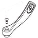 Moen 52011 Wrist Blade Handle, Cold, 8200 Series