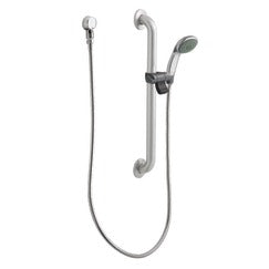 Moen 52124GBM25 Commercial Slide Bar/Grab Bar Shower in Chrome/Stainless