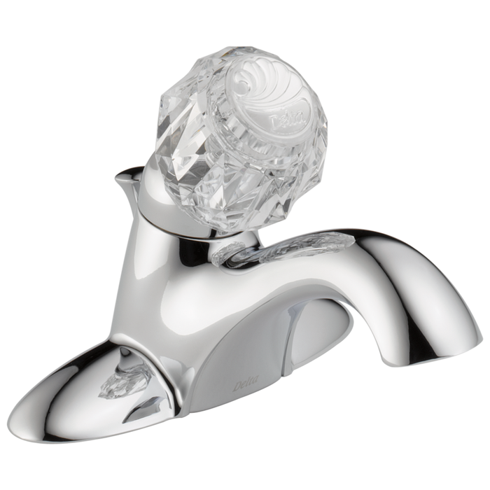 Delta Delta Classic: Single Handle Tract-Pack Centerset Bathroom Faucet
