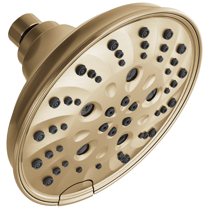 Delta Delta Universal Showering Components: H<sub>2</sub>Okinetic 5-Setting Traditional Raincan Shower Head