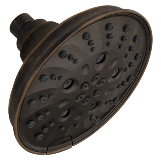 Delta Universal Showering Components: H2OKinetic 5-Setting Traditional Raincan Shower Head
