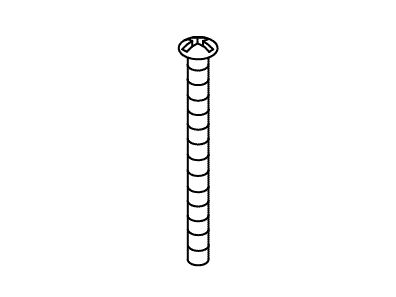 KOHLER K-52671 Screw, 8-32 X 1.44, Oval Head Phillips