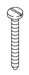 KOHLER K-52971 Screw, Tapping 8 X 1.5