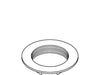 KOHLER K-53376 Nut, 3.062-14Ns-2B