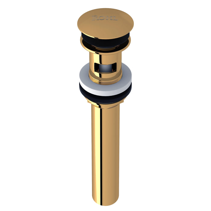 ROHL 5447 Push Drain With Overflow