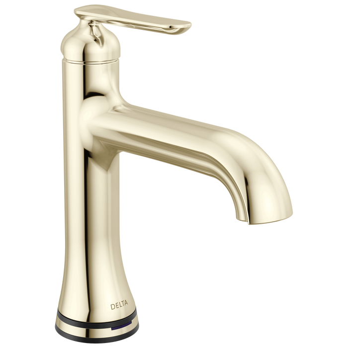 Delta Bonacci 545T Single Handle Bathroom Faucet with Touch20 with Touchless Technology - Lumicoat Polished Nickel