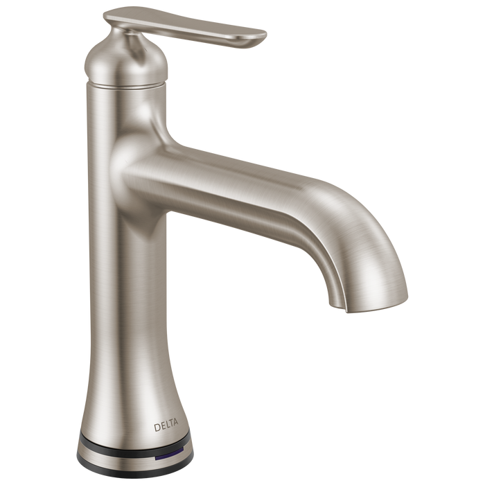 Delta Bonacci 545T Single Handle Bathroom Faucet with Touch20 with Touchless Technology - Lumicoat Stainless