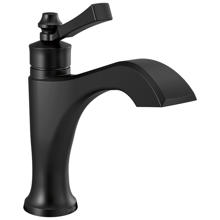 Delta Dorval 556 Single Handle Bathroom Faucet - Matte Black