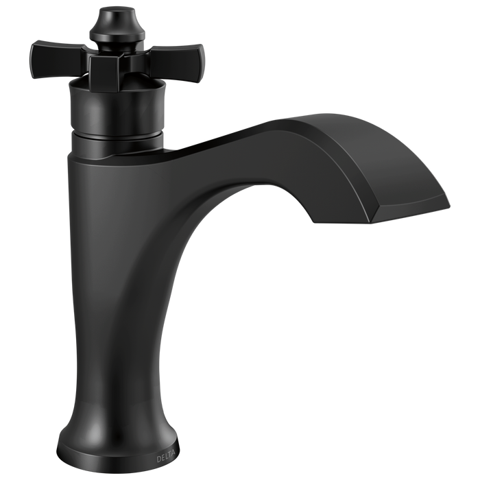 Delta Dorval 557 Single Handle Bathroom Faucet - Matte Black