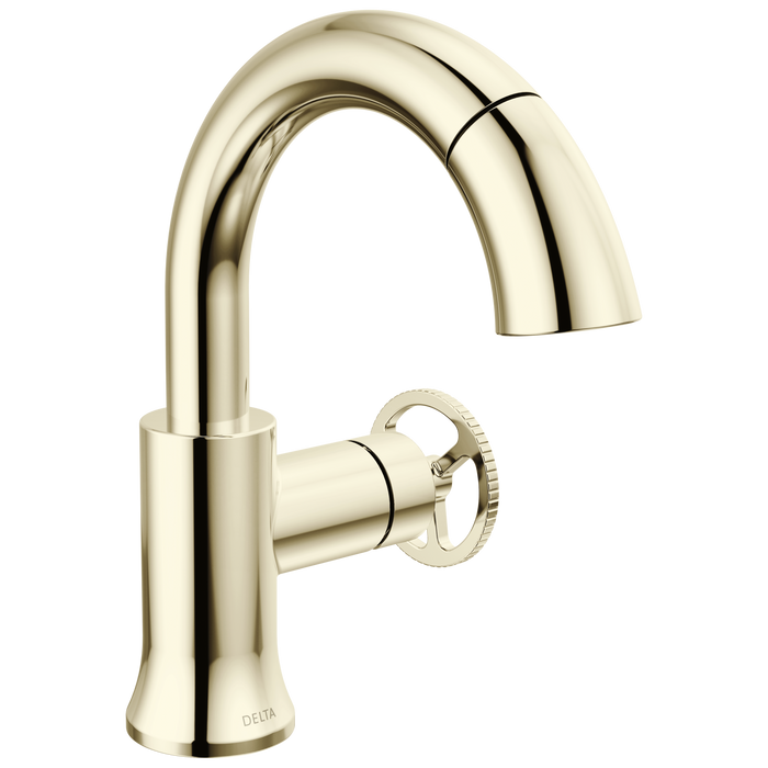 Delta Trinsic 558HAR Single Handle Pull-Down Bathroom Faucet - Polished Nickel