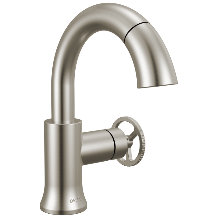Delta Trinsic 558HAR Single Handle Pull-Down Bathroom Faucet - Stainless