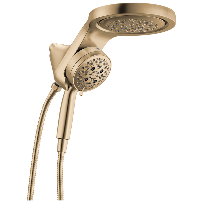 Delta Universal Showering Components 56000 6-Setting HydroRain with ProClean - Lumicoat Champagne Bronze