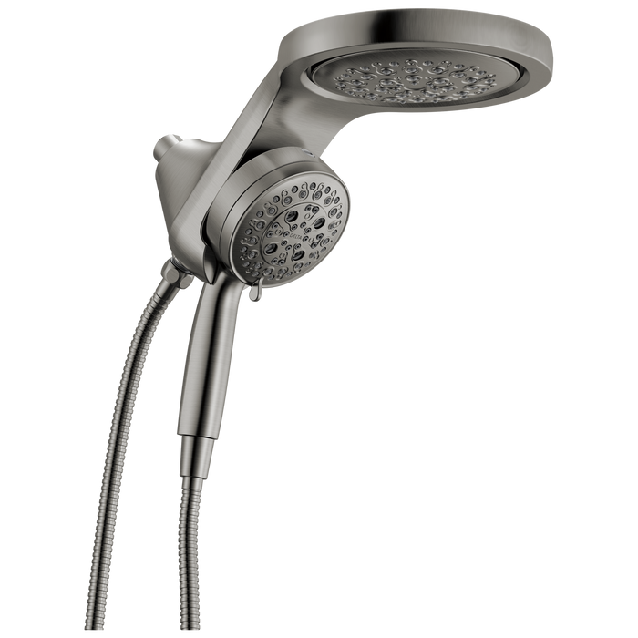 Delta Universal Showering Components 56000 6-Setting HydroRain with ProClean - Lumicoat Black Stainless
