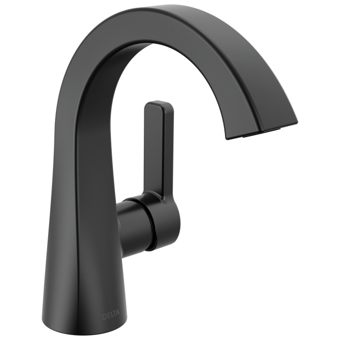 Delta Lineax 562SH Single Handle Bathroom Faucet - Matte Black